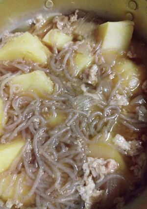 豚丼からの〜肉じゃが(^o^)-レシピのメイン写真