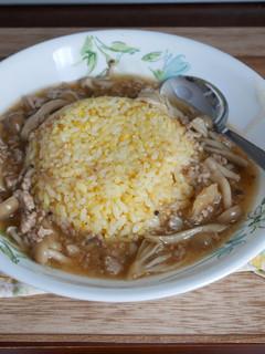 不器用きのこあんかけチャーハン-レシピのメイン写真