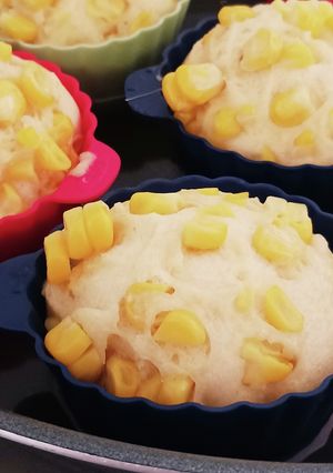 朝食にもピッタリ！とうもろこしの蒸しパン-レシピのメイン写真