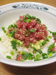 アボマヨまぐろたたき丼-レシピのメイン写真