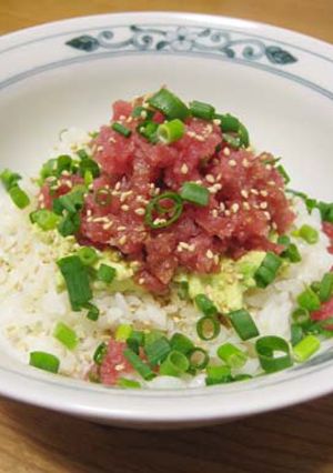 アボマヨまぐろたたき丼-レシピのメイン写真