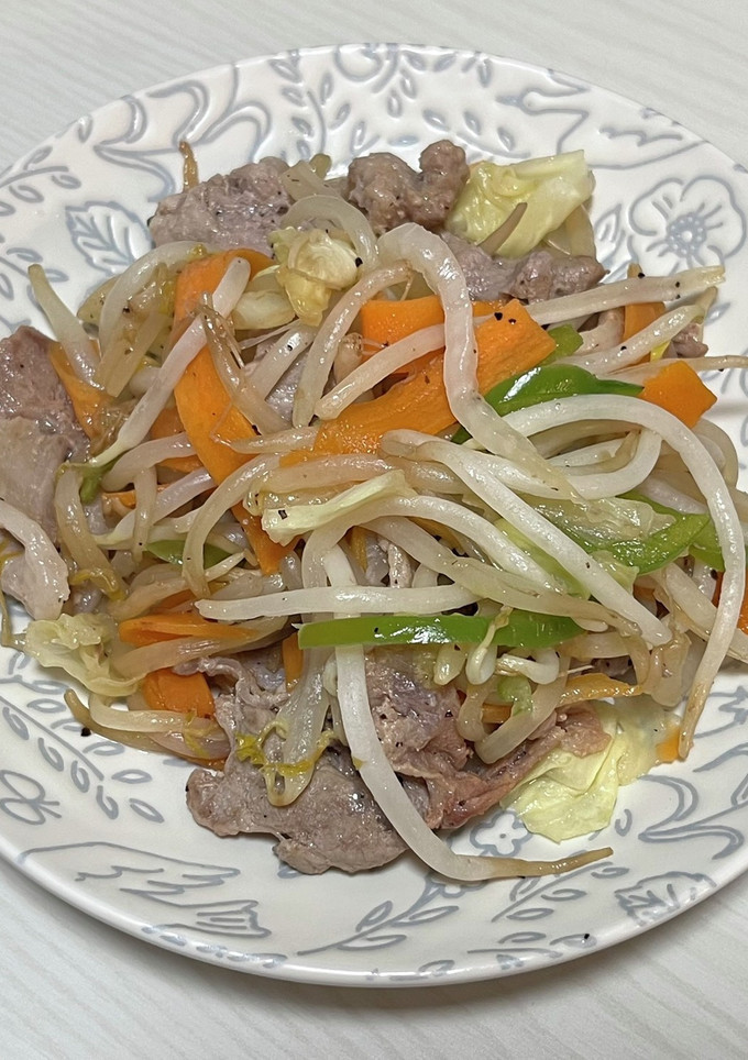 包丁使わない簡単野菜炒め-レシピのメイン写真
