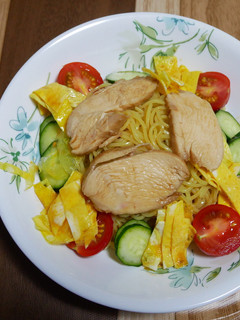 不器用ラーメンサラダ(冷やし中華)-レシピのメイン写真