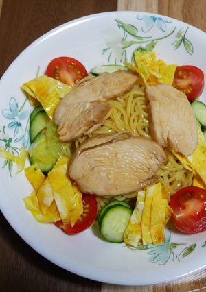 不器用ラーメンサラダ(冷やし中華)-レシピのメイン写真