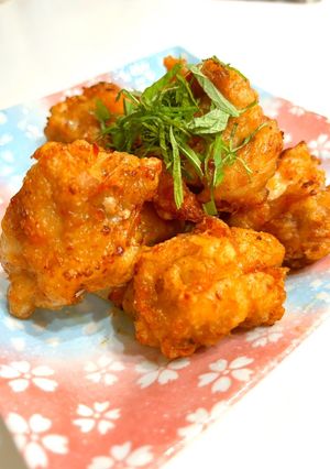酸っぱ旨い>.<梅でさっぱり鶏の唐揚げ-レシピのメイン写真