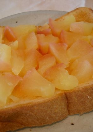 ほっとりんごトースト-レシピのメイン写真
