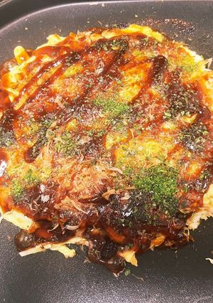 我が家のトロトロでヘルシーなお好み焼き！-レシピのメイン写真