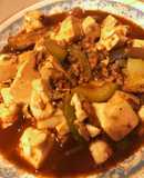 シロウリ茄子のまろやか麻婆豆腐