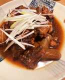 圧力鍋で簡単に！トロトロ豚軟骨の甘辛煮