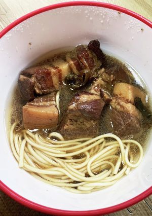 夏にピッタシ！ソーキ風ソバ-レシピのメイン写真