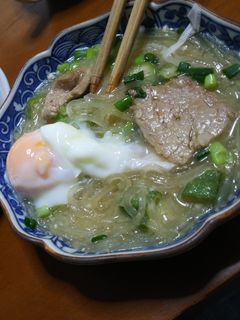 「ホエイ」でとんこつ風春雨ちゃんぽん-レシピのメイン写真