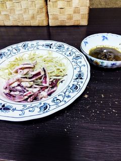 イカのソテー,肝ソース-レシピのメイン写真