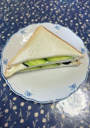 きゅうりとクリームチーズのサンドイッチ-レシピのメイン写真
