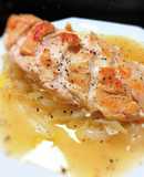 鶏むね肉と玉ねぎの煮込み