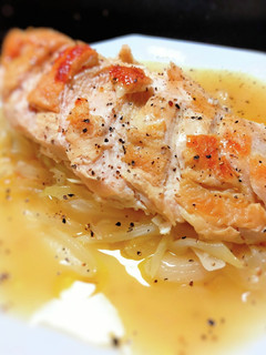 鶏むね肉と玉ねぎの煮込み-レシピのメイン写真