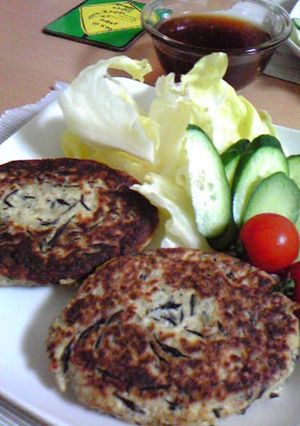 安くてヘルシー♪豆腐ハンバーグ-レシピのメイン写真