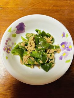 ピーマンとツナの炒め煮-レシピのメイン写真