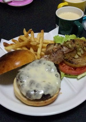 自家製ハンバーガーセット！！-レシピのメイン写真