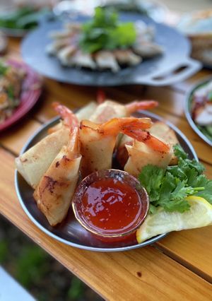 パクチー香るえび春巻き-レシピのメイン写真