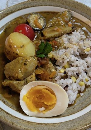 ゴロゴロ根菜スパイススープカレー-レシピのメイン写真