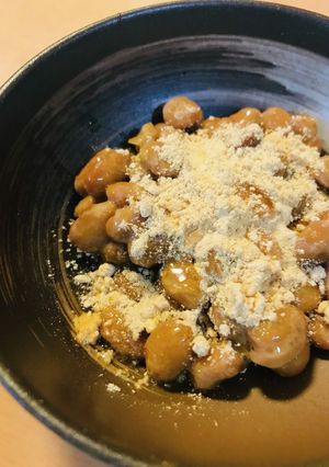 毎日の納豆●きな粉とメイプルシロップ-レシピのメイン写真