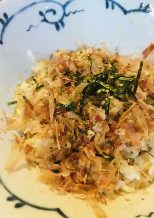 毎日のごはん●梅肉＆おかかのごはん-レシピのメイン写真