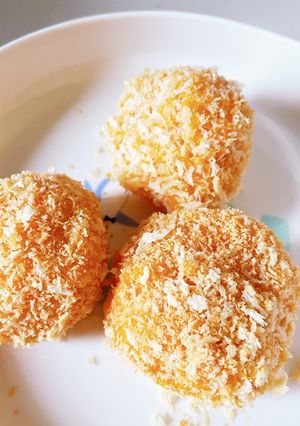 揚げないかぼちゃコロッケ　離乳食完了期-レシピのメイン写真