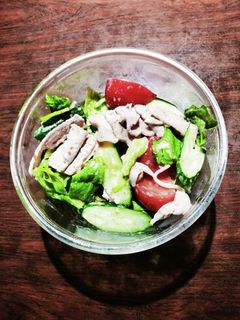 豚しゃぶ&野菜サラダ-レシピのメイン写真