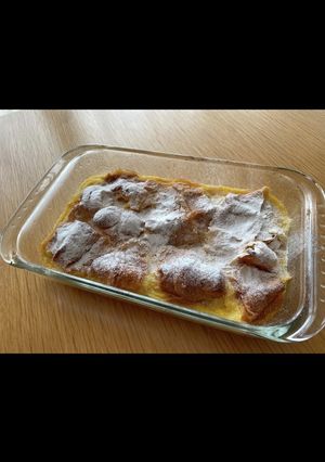 簡単豪華！クロワッサンプディング-レシピのメイン写真