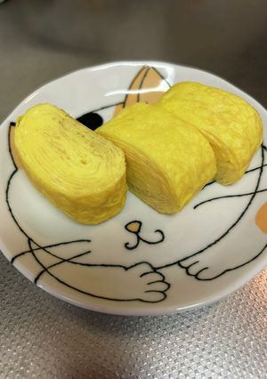 卵２個で作るちょっと甘めな卵焼き-レシピのメイン写真