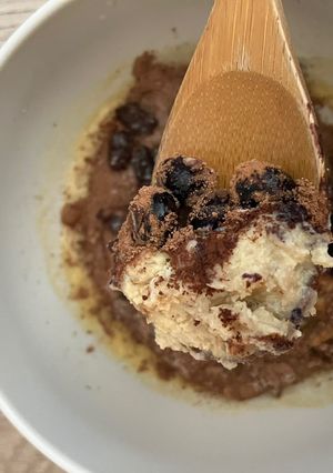 ピープロテインとオートミールのマグケーキ-レシピのメイン写真