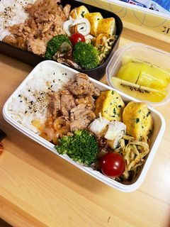 20240624娘ちゃん息子っちのお弁当-レシピのメイン写真