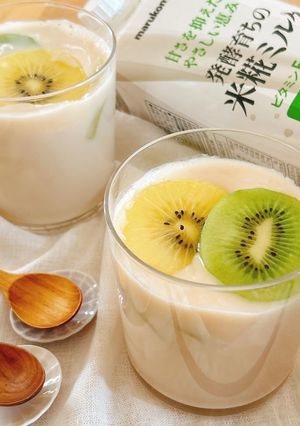 米糀ミルク寒天-レシピのメイン写真