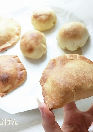 発酵なし簡単！サクふわ豆乳クリームパン-レシピのメイン写真