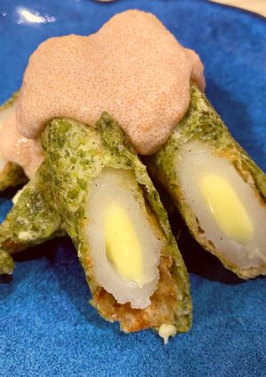 明太ソースのチーズ磯部揚げ-レシピのメイン写真