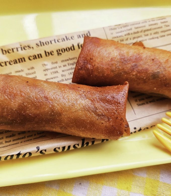 夏に！えび、ズッキーニ、新玉ねぎの春巻！ by 速水ユウ