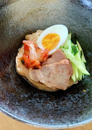 夏に◎のビビン麺!お好み具材をのせて♪-レシピのメイン写真