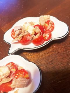 ミニトマトとツナとクリームチーズのマリネ-レシピのメイン写真
