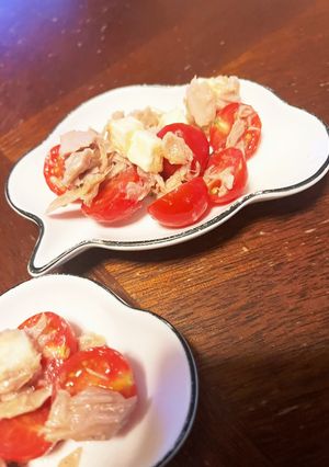 ミニトマトとツナとクリームチーズのマリネ-レシピのメイン写真
