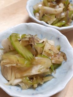 セロリとみょうがの塩昆布和え-レシピのメイン写真