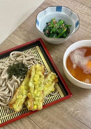 手打ちそば【ここから栄養士】-レシピのメイン写真