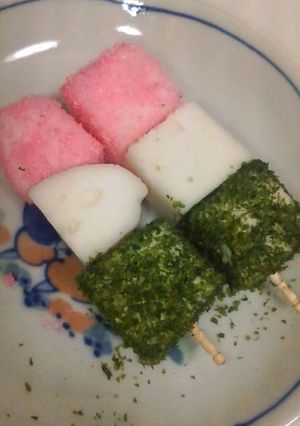 お弁当に♪はんぺん三色団子-レシピのメイン写真