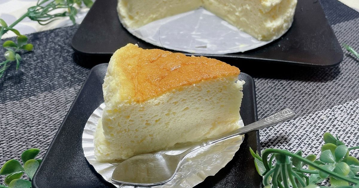簡単チーズスフレケーキ(18型） by くるりんシェフ 【クックパッド