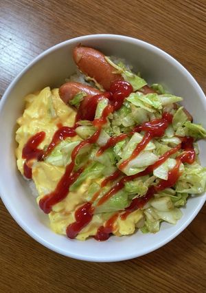 卵サラダ丼-レシピのメイン写真
