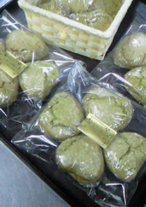 ダックワーズ♪ハート型（抹茶）-レシピのメイン写真