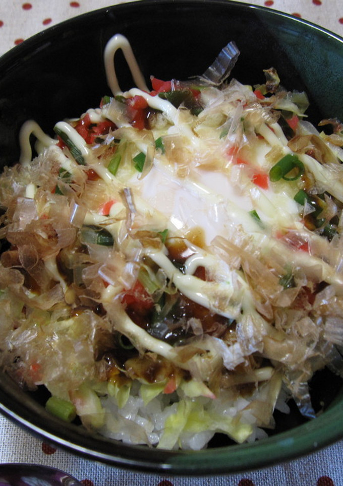 お好み焼き気分♪な目玉焼き-レシピのメイン写真