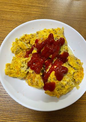 ひき肉のチーズオムレツ-レシピのメイン写真