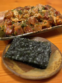 鰤キムチの韓国海苔巻-レシピのメイン写真