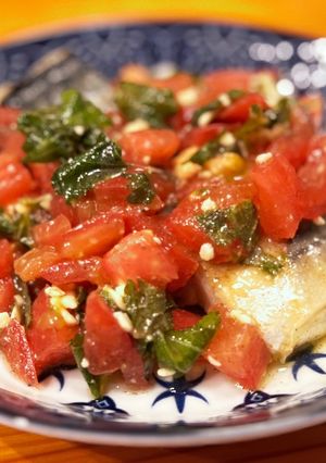 茹で塩鯖の洋風仕立て-レシピのメイン写真