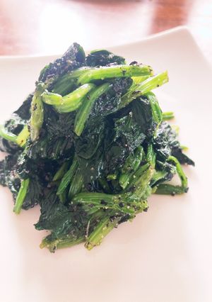 【簡単】ほうれん草の黒ごまあえ☆和食-レシピのメイン写真